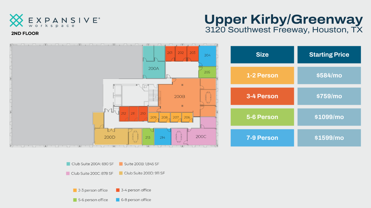 3120 Southwest Fwy, Houston, TX en alquiler Plano de la planta- Imagen 1 de 4