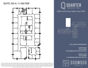 17330 Preston Rd, Dallas, TX en alquiler Plano de la planta- Imagen 1 de 1