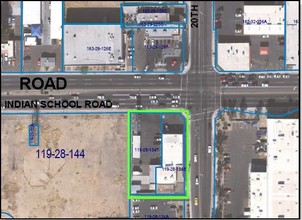 1945 E Indian School Rd, Phoenix, AZ - VISTA AÉREA  vista de mapa