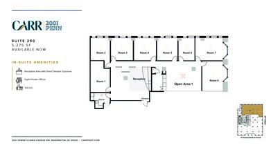 2001 Pennsylvania Ave NW, Washington, DC en alquiler Plano de la planta- Imagen 1 de 1