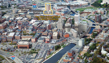 1 W Exchange St, Providence, RI - VISTA AÉREA  vista de mapa - Image1