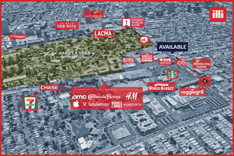 363 S Fairfax Ave, Los Angeles, CA - vista aérea  vista de mapa