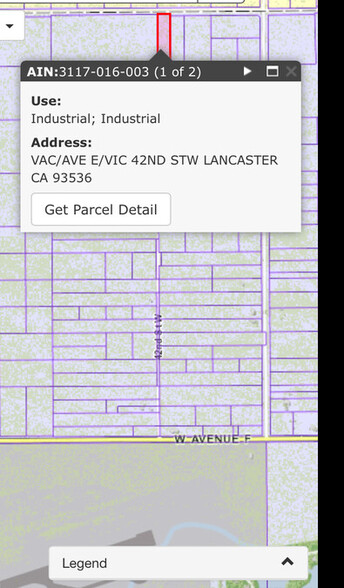 42nd Street West and E ave, Lancaster, CA en venta - Foto del edificio - Imagen 2 de 3