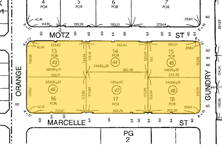 7012-7016 Motz St, Paramount, CA en alquiler - Plano de solar - Imagen 2 de 4