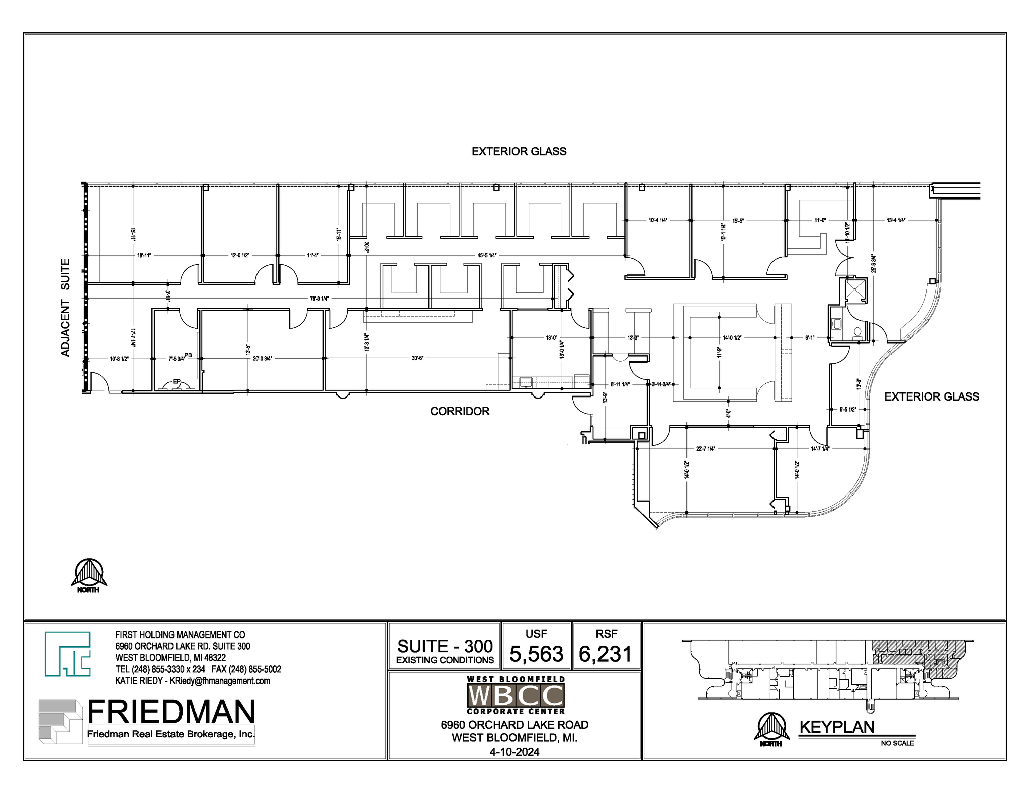 6960 Orchard Lake Rd, West Bloomfield, MI en alquiler Plano de la planta- Imagen 1 de 2