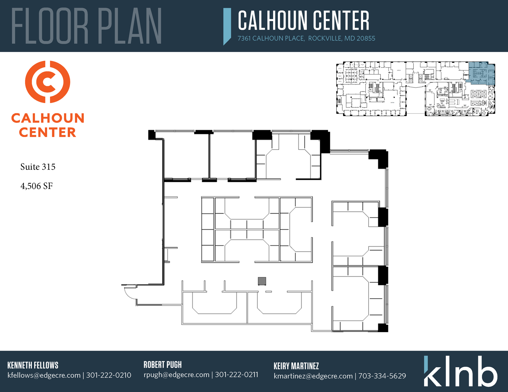 7361 Calhoun Pl, Rockville, MD en alquiler Plano de la planta- Imagen 1 de 1