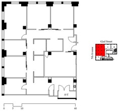 501 Fifth Ave, New York, NY en alquiler Plano de la planta- Imagen 1 de 1