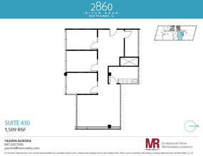 2860 S River Rd, Des Plaines, IL en alquiler Plano de la planta- Imagen 1 de 7