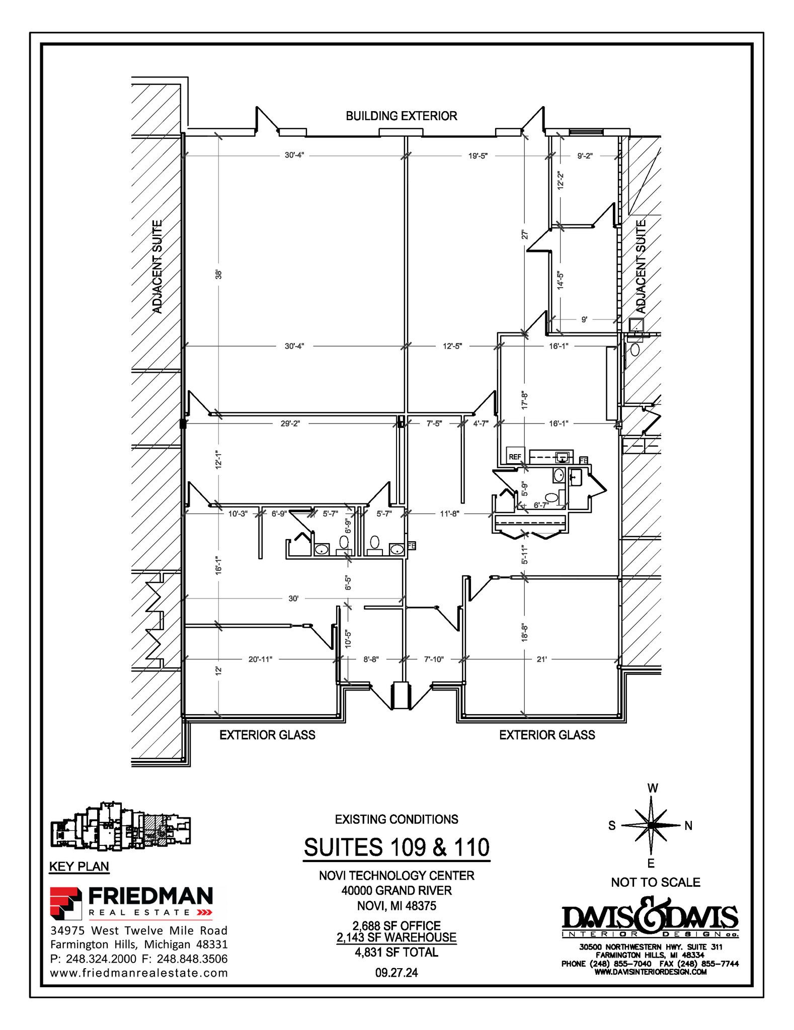 40000 Grand River Ave, Novi, MI en alquiler Plano de la planta- Imagen 1 de 2