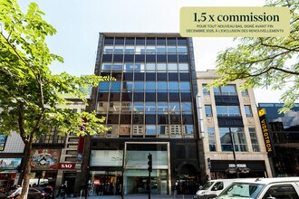1184 Rue Sainte-Catherine O, Montréal, QC en alquiler Foto del edificio- Imagen 1 de 2