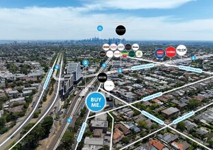 91 Station St, Malvern, VIC - Aérea vista de mapa