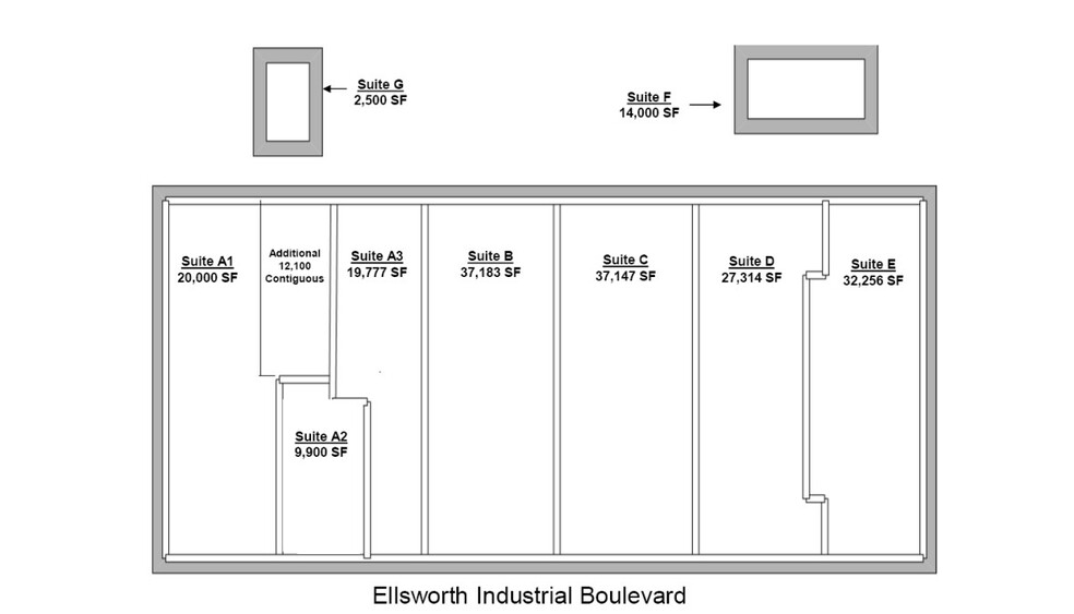 1611 Ellsworth Industrial Blvd, Atlanta, GA en venta - Plano de la planta - Imagen 2 de 2