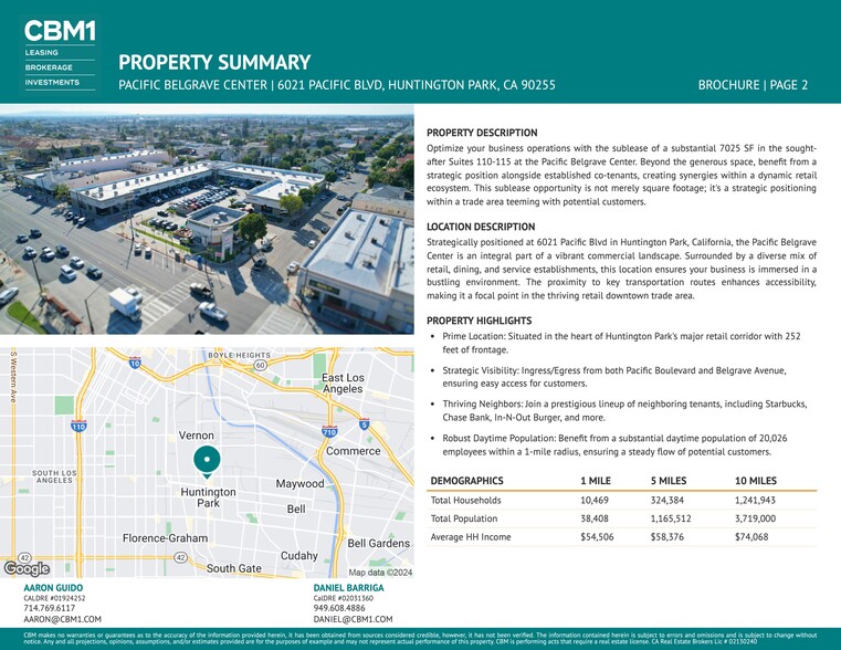 6001-6021 Pacific Blvd, Huntington Park, CA en alquiler - Foto del edificio - Imagen 2 de 10