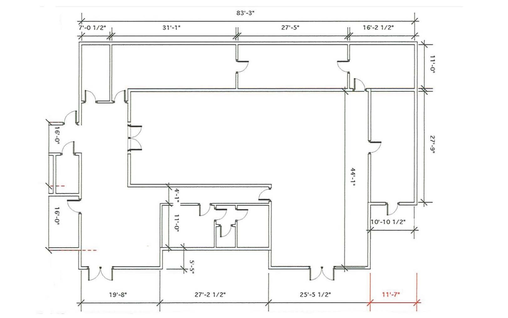 2200 25th Av, Regina, SK en alquiler Plano de la planta- Imagen 1 de 1