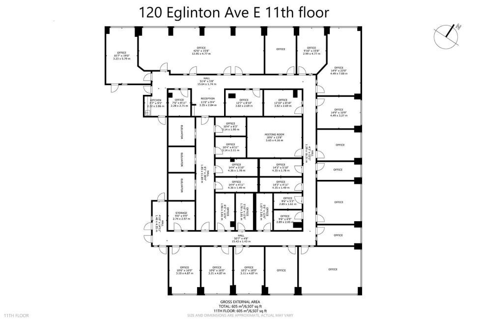 120 Eglinton Ave E, Toronto, ON en alquiler Plano de la planta- Imagen 1 de 17