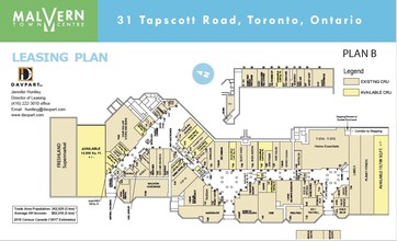 1-31 Tapscott Rd, Toronto, ON en alquiler Plano de la planta- Imagen 2 de 3