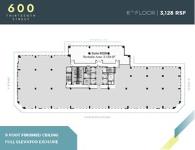 600 13th St NW, Washington, DC en alquiler Plano de la planta- Imagen 1 de 1