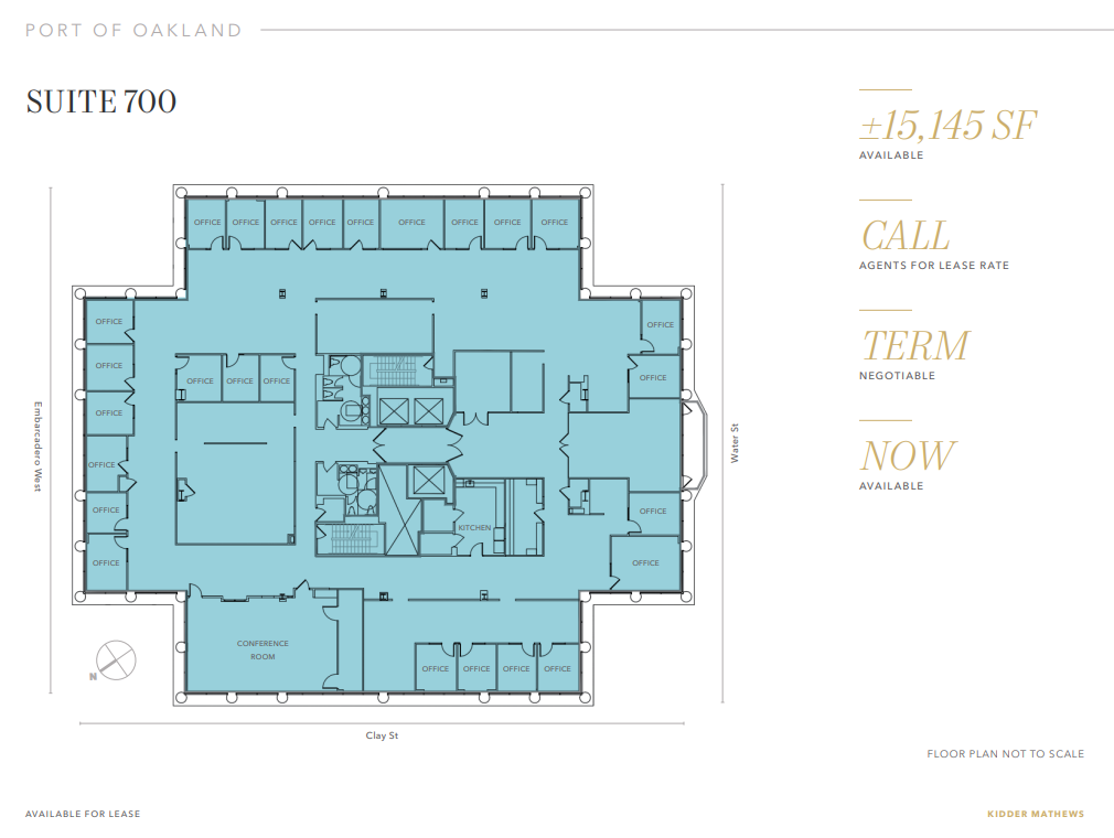 530 Water St, Oakland, CA en alquiler Plano de la planta- Imagen 1 de 1