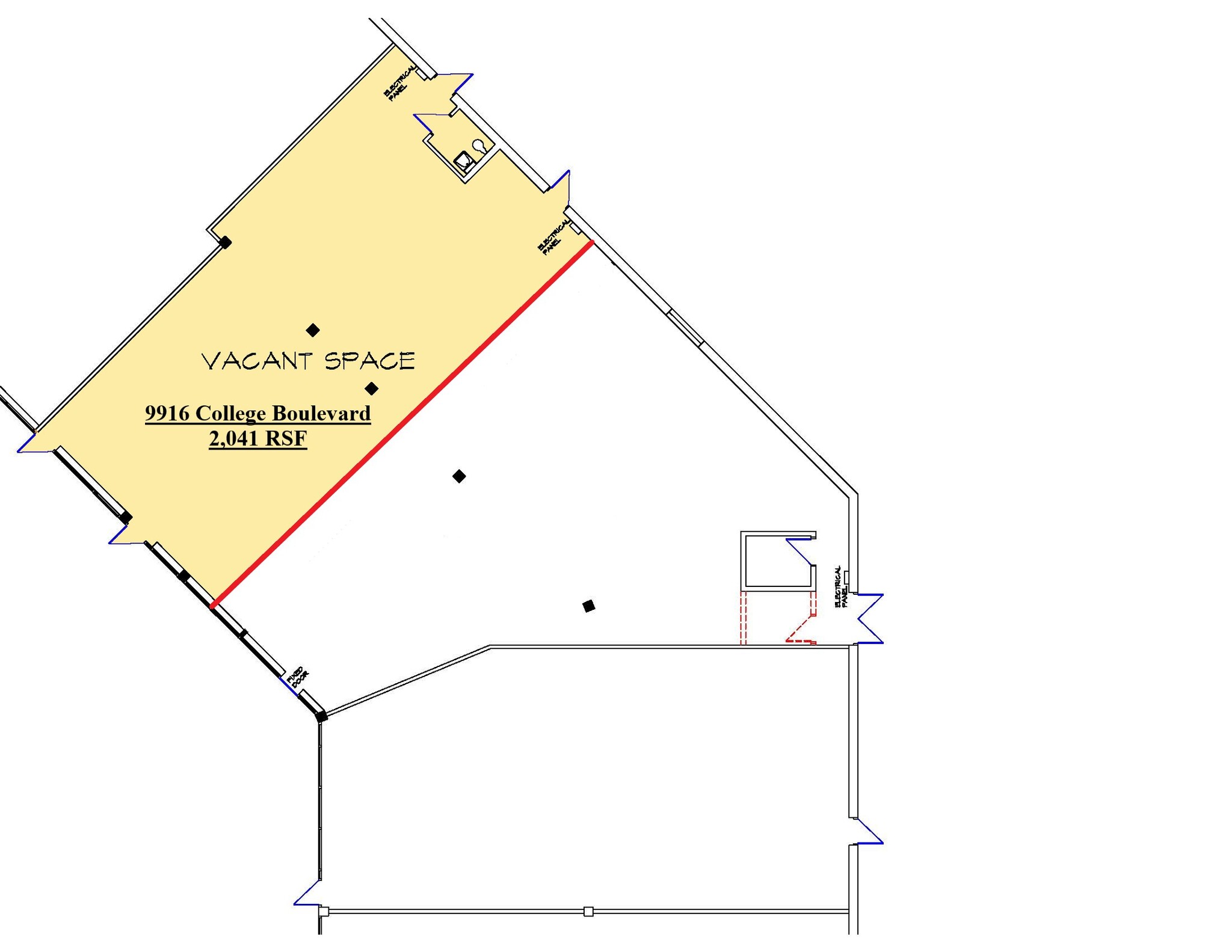 9906-9950 College Blvd, Overland Park, KS en alquiler Plano de la planta- Imagen 1 de 1