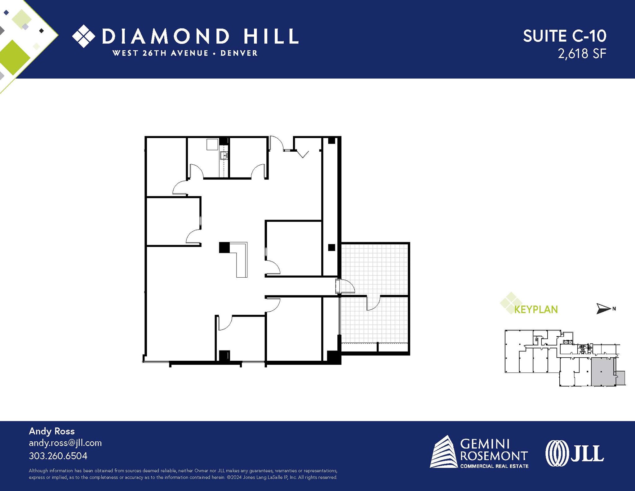 2490 W 26th Ave, Denver, CO en alquiler Plano de la planta- Imagen 1 de 2