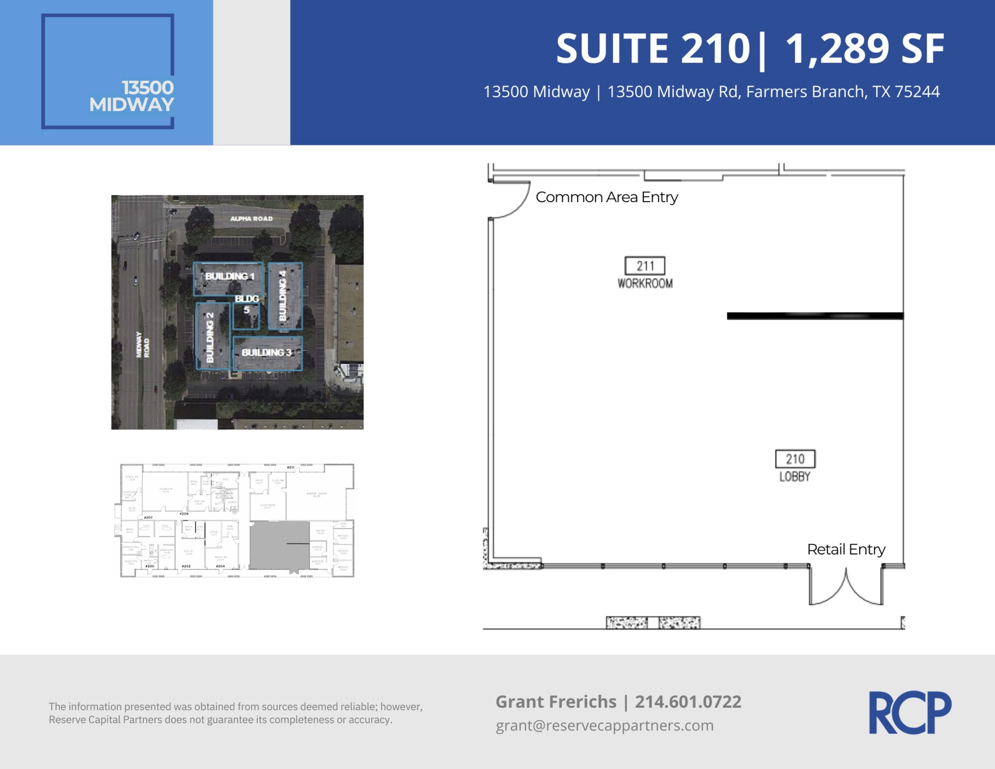 13500 Midway Rd, Farmers Branch, TX en alquiler Plano de la planta- Imagen 1 de 5