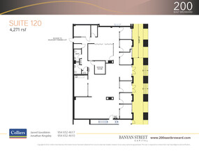 200 E Broward Blvd, Fort Lauderdale, FL en alquiler Plano de la planta- Imagen 1 de 1