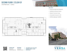 2250 Point Blvd, Elgin, IL en alquiler Plano de la planta- Imagen 2 de 2