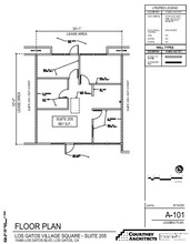 15466 Los Gatos Blvd, Los Gatos, CA en alquiler Plano de la planta- Imagen 1 de 1