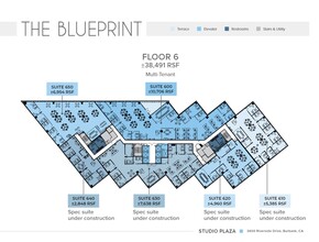 3400 W Riverside Dr, Burbank, CA en alquiler Plano de la planta- Imagen 2 de 2