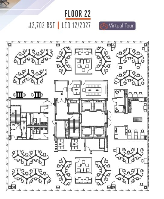 222 2nd St, San Francisco, CA en alquiler Plano de la planta- Imagen 1 de 1