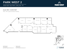 1501-1507 Lyndon B Johnson Fwy, Dallas, TX en alquiler Plano de la planta- Imagen 1 de 1