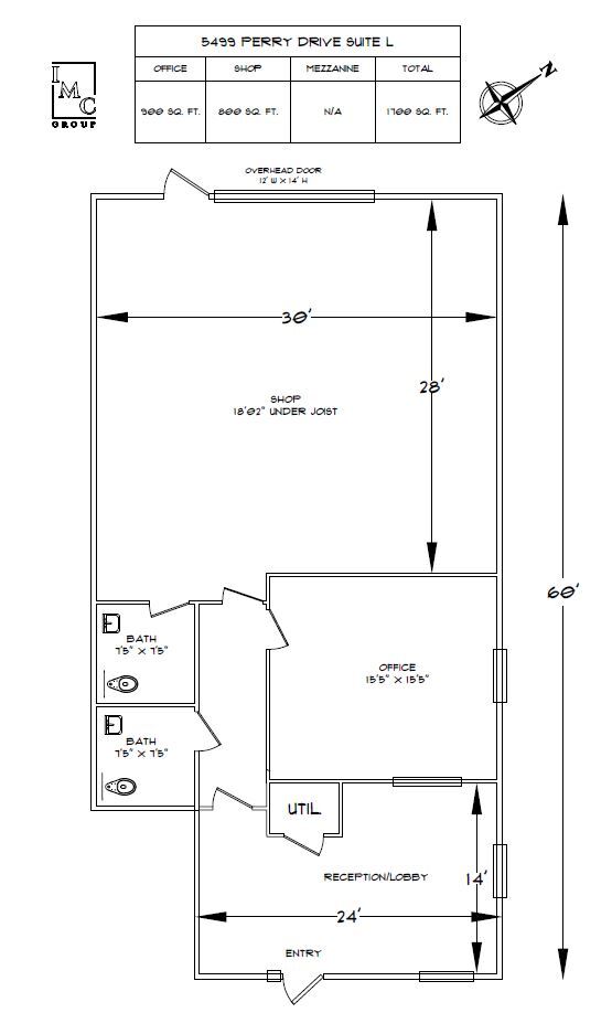 5499 Perry Dr, Waterford, MI en alquiler Plano de la planta- Imagen 1 de 1