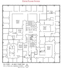 301 N Prairie Ave, Inglewood, CA en alquiler Plano de la planta- Imagen 1 de 1