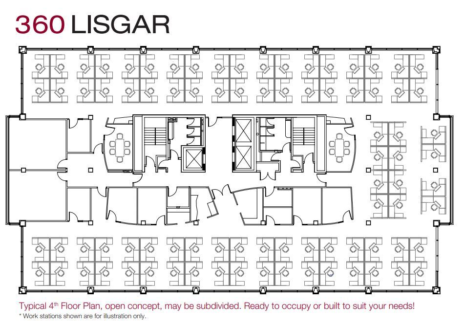 360 Lisgar St, Ottawa, ON en alquiler Plano de la planta- Imagen 1 de 6