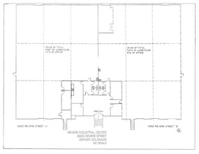 3800 Revere St, Denver, CO en alquiler Plano del sitio- Imagen 1 de 1