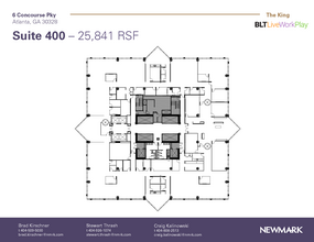 6 Concourse Pky NE, Atlanta, GA en alquiler Plano de la planta- Imagen 1 de 1