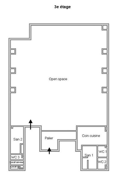 19 Rue Des Petites Ecuries, Paris en alquiler Plano de la planta- Imagen 1 de 1