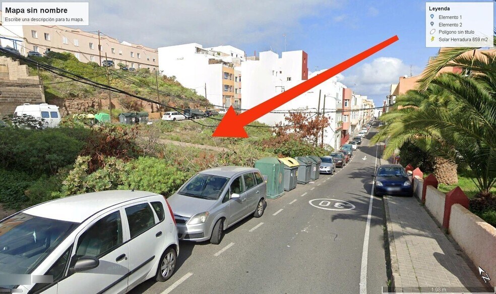 Calle de Fray Luis de León, 250, Telde, Las Palmas en venta - Vista aérea - Imagen 2 de 3