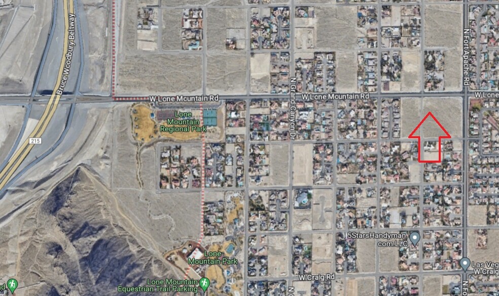 Lone Mountain Road & Chieftain St., Las Vegas, NV en venta - Foto del edificio - Imagen 1 de 3