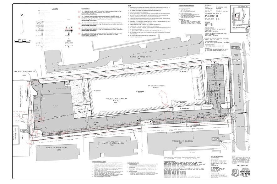 175 Kay Industrial Dr, Lake Orion, MI en alquiler - Plano del sitio - Imagen 2 de 2