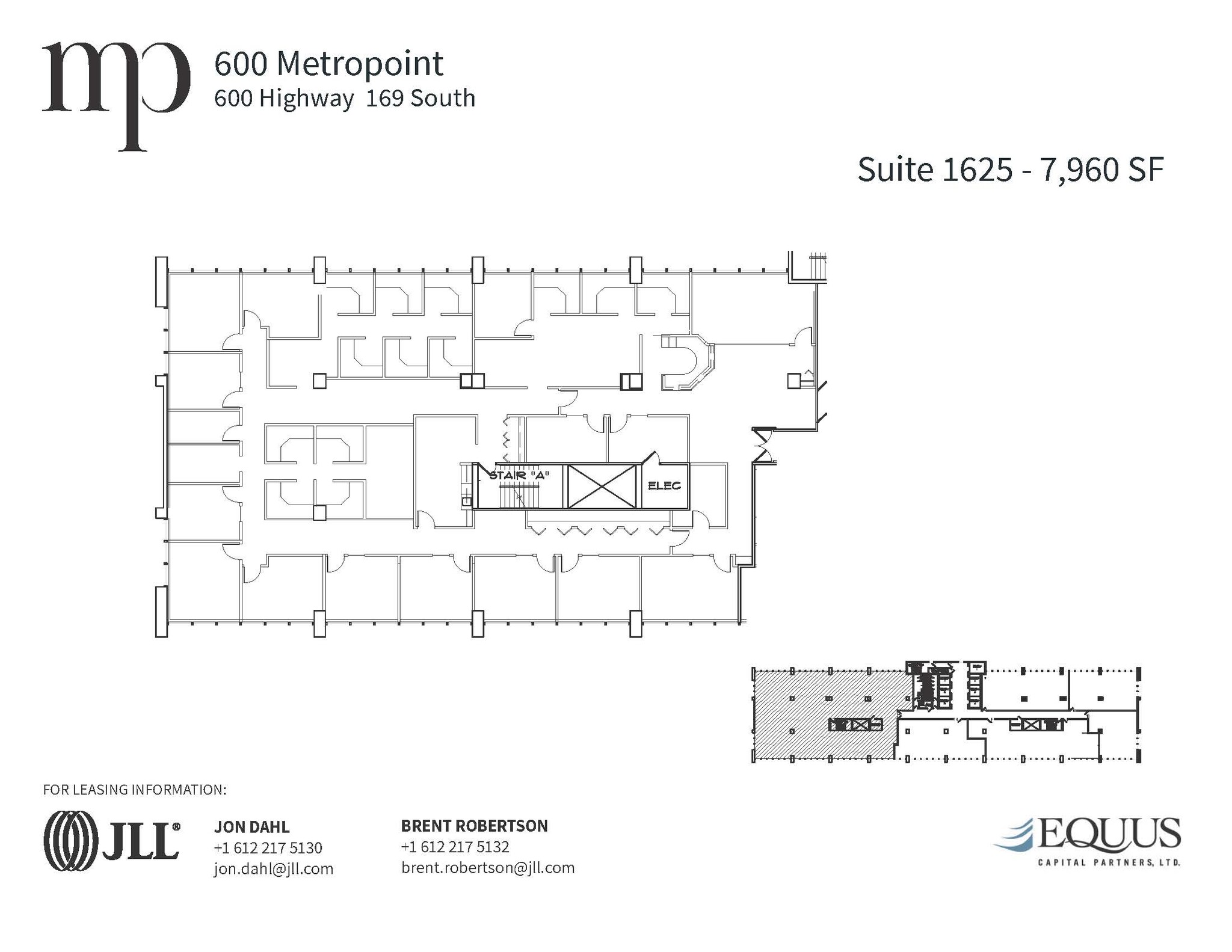 600 Highway 169 S, Saint Louis Park, MN en alquiler Plano de la planta- Imagen 1 de 1