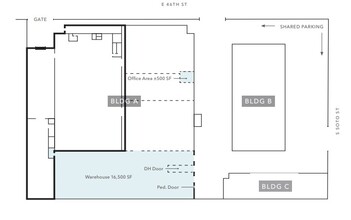 4601 S Soto St, Vernon, CA en alquiler Plano de la planta- Imagen 1 de 1