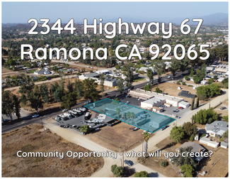 Más detalles para 2344 Main St, Ramona, CA - Locales en venta