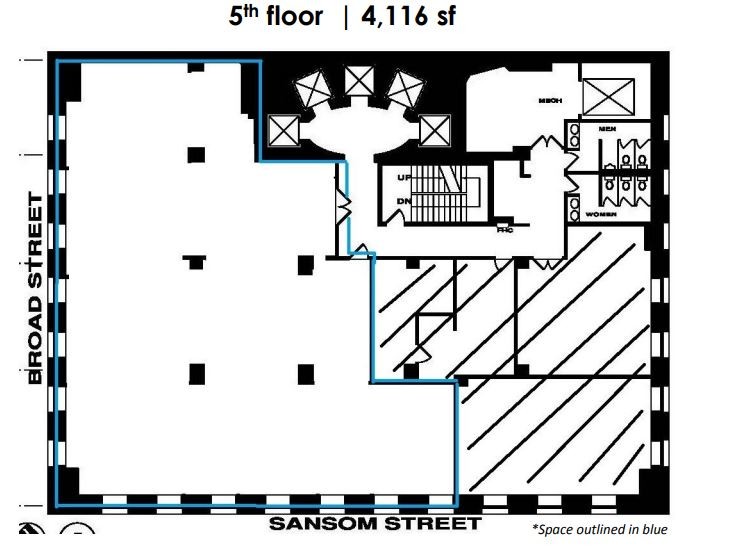 121 S Broad St, Philadelphia, PA en alquiler Plano de la planta- Imagen 1 de 1