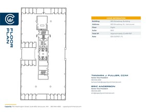 805 Broadway St, Vancouver, WA en alquiler Plano del sitio- Imagen 1 de 1