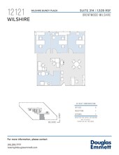 12121 Wilshire Blvd, Los Angeles, CA en alquiler Plano de la planta- Imagen 1 de 1