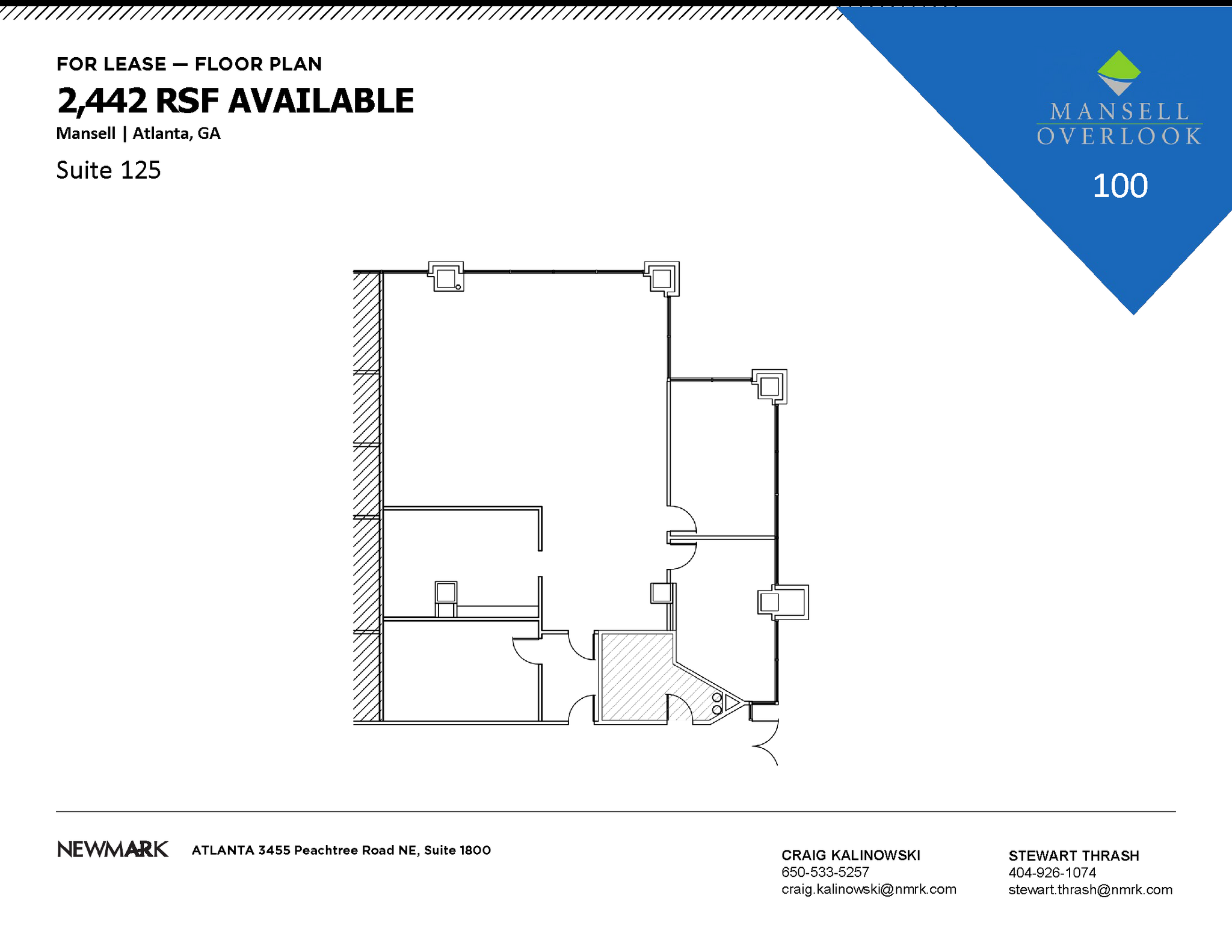 200 Mansell Ct E, Roswell, GA en alquiler Plano de la planta- Imagen 1 de 1