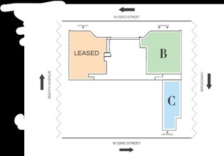 242 W 53rd St, New York, NY en alquiler Plano de la planta- Imagen 2 de 2