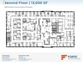 3955 Parklawn Ave, Edina, MN en alquiler Plano de la planta- Imagen 2 de 2