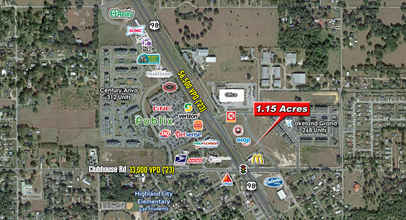 NEQ US 98 & Clubhouse Rd, Lakeland, FL - VISTA AÉREA  vista de mapa - Image1